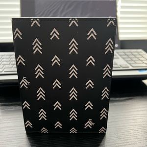 Like New Coach Passport Holder with Line Arrow Print